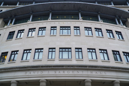 David J Sargent Hall in Boston - BOSTON , MASSACHUSETTS - APRIL 3, 2017のeditorial素材