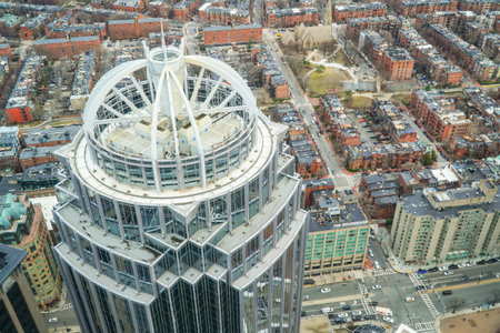 111 Huntington Tower in the city of Boston - BOSTON , MASSACHUSETTS - APRIL 3, 2017のeditorial素材