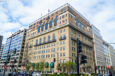 The Army And Navy Club in Washington - WASHINGTON DC - COLUMBIA - APRIL 7, 2017のeditorial素材