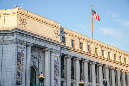 United States Post Office, Dorothy Height Branch in Washington - WASHINGTON DC - COLUMBIA - APRIL 7, 2017のeditorial素材