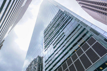 The Skyscrapers of Philadelphia - modern office buildings - PHILADELPHIA - PENNSYLVANIA - APRIL 6,...