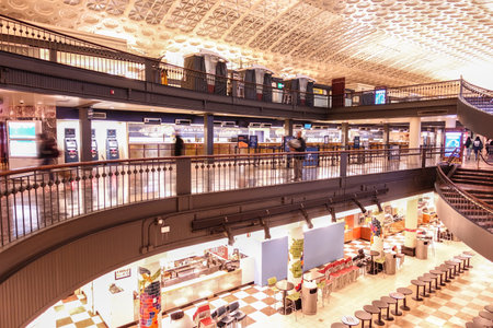 The shops at Washington Union Station - WASHINGTON DC - COLUMBIA - APRIL 9, 2017のeditorial素材