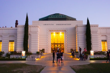 Griffith Observatory in Los Angeles - LOS ANGELES - CALIFORNIA - APRIL 19, 2017