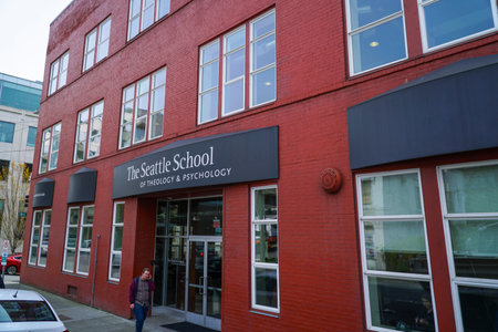 The Seattle School of theology and psychology - SEATTLE / WASHINGTON - APRIL 11, 2017のeditorial素材