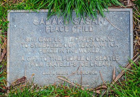 The Peace Child Sadako Sasaki in Seattle - SEATTLE / WASHINGTON - APRIL 11, 2017
