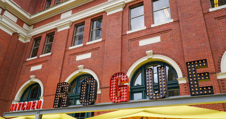 Rogue restaurant in Vancouver - VANCOUVER - CANADA - APRIL 12, 2017のeditorial素材