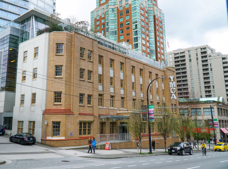 YMCA Hostel in Vancouver - VANCOUVER - CANADA - APRIL 12, 2017のeditorial素材