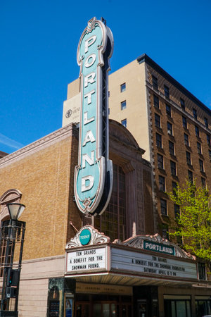 Portland Theater - Arlene Schnitzer Concert Hall - PORTLAND - OREGON - APRIL 16, 2017のeditorial素材
