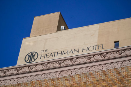 The Heathman Hotel Portland - PORTLAND - OREGON - APRIL 16, 2017のeditorial素材