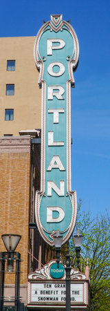 Portland Theater - Arlene Schnitzer Concert Hall - PORTLAND - OREGON - APRIL 16, 2017のeditorial素材