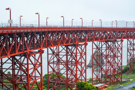 The amazing architecture and construction of Golden Gate Bridge San Francisco - SAN FRANCISCO -...