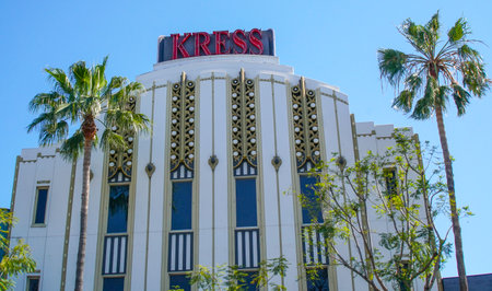 Famous Kress in Hollywood - LOS ANGELES - CALIFORNIA - APRIL 20, 2017のeditorial素材