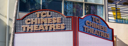 TCL Chinese Theater in Los Angeles - LOS ANGELES - CALIFORNIA - APRIL 20, 2017のeditorial素材