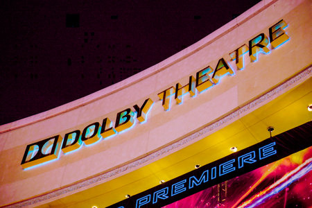 Famous Dolby Theater in Hollywood - Home of the Oscars - LOS ANGELES - CALIFORNIA - APRIL 20, 2017のeditorial素材