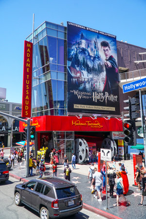 Madame Tussauds at Hollywood Blvd - LOS ANGELES - CALIFORNIA - APRIL 20, 2017のeditorial素材