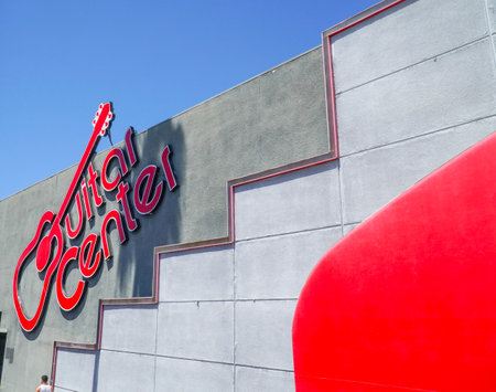 Hollywoods Rockwalk at Guitar Center in Los Angeles - LOS ANGELES - CALIFORNIA - APRIL 20, 2017のeditorial素材