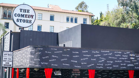 Comedy Store on Sunset strip - famous venue for comedians - LOS ANGELES - CALIFORNIA - APRIL 20, 2017のeditorial素材