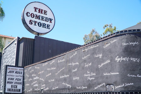 The famous Comedy Store in LA - on Sunset Boulevard - LOS ANGELES - CALIFORNIA - APRIL 20, 2017のeditorial素材