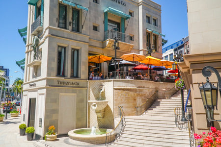 Beautiful and exclusive Beverly Hills - LOS ANGELES - CALIFORNIA - APRIL 20, 2017のeditorial素材