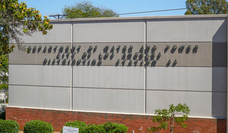 Department of Water and Power in Los Angeles - LOS ANGELES - CALIFORNIA - APRIL 20, 2017
