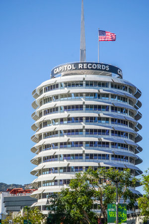 The Tower of Capitol Records in Los Angeles - LOS ANGELES - CALIFORNIAのeditorial素材