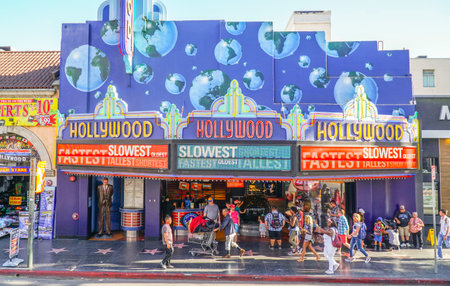 Hollywood Guinness World Records - LOS ANGELES - CALIFORNIAのeditorial素材
