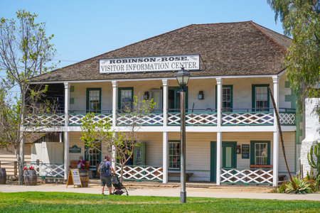 Robinson Rose Visitor Information Center in San Diego Old Town - SAN DIEGO - CALIFORNIA - APRIL 21, 2017のeditorial素材