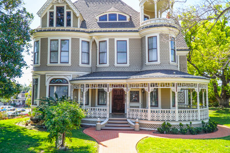 Wonderful mansion in San Diego - SAN DIEGO - CALIFORNIA - APRIL 21, 2017のeditorial素材