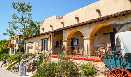 Mormon Battalion in San Diego Historic Site - SAN DIEGO - CALIFORNIA - APRIL 21, 2017のeditorial素材