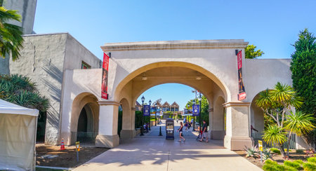 Beautiful Balboa Park in San Diego - SAN DIEGO - CALIFORNIA - APRIL 21, 2017のeditorial素材