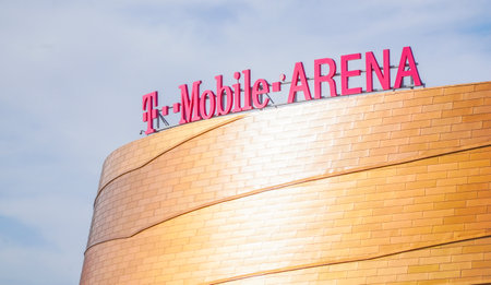 T-Mobile Arena in Las Vegas - LAS VEGAS - NEVADA - APRIL 23, 2017のeditorial素材