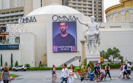 Omnia at the Caesars Palace in Las Vegas - LAS VEGAS - NEVADA - APRIL 23, 2017のeditorial素材