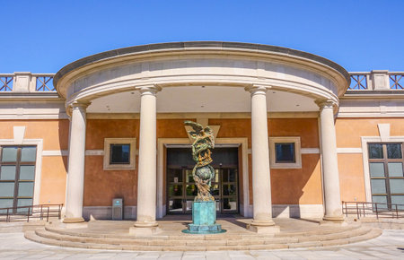 Entrance hall of Arlington Cemetery in Washington - WASHINGTON / DISTRICT OF COLUMBIA - APRIL 9, 2017のeditorial素材