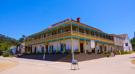 Cosmopolitan hotel at San Diego Old Town State Historic Park - SAN DIEGO / CALIFORNIA - APRIL 21, 2017のeditorial素材