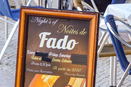Fado night in Lisbon - a popular event in the city - LISBON - PORTUGAL - JUNE 17, 2017のeditorial素材
