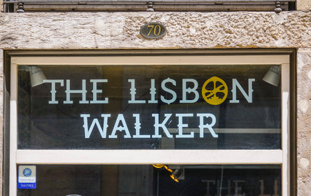 The Lisbon Walker - a souvenir shop in the city - LISBON - PORTUGAL - JUNE 17, 2017のeditorial素材