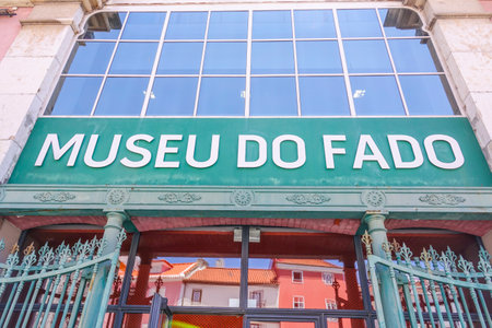 Fado museum in Lisbon - very popular in Portugalのeditorial素材