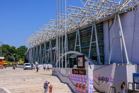 Sete Rios terminal in Lisbonのeditorial素材