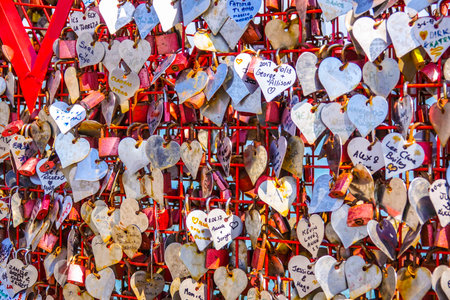 Love Monument at the Tagus Riverwalk in Lisbonのeditorial素材