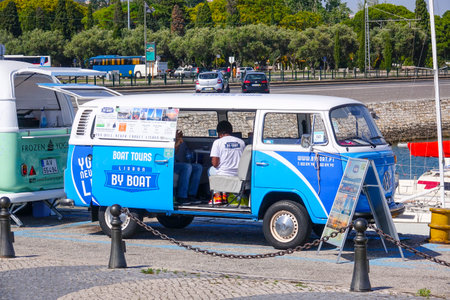 Boat tours at the port of Belem in Lisbon