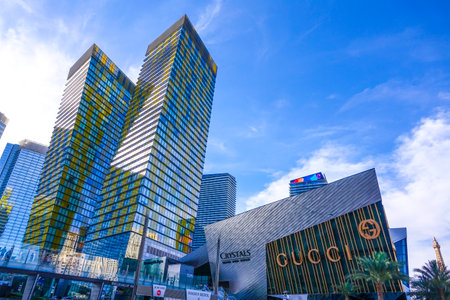 Crystals Shopping Center in Las Vegas - LAS VEGAS / NEVADA - APRIL 25, 2017のeditorial素材