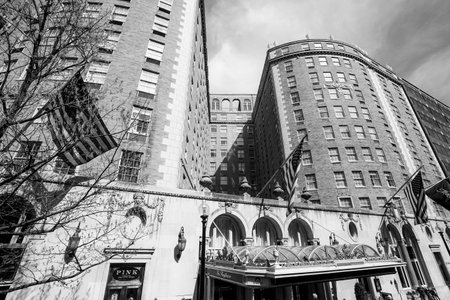Famous Mayflower Hotel in Washington - WASHINGTON DC / COLUMBIAのeditorial素材