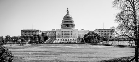 Beautiful US Capitol grounds in Washington - WASHINGTON DC / COLUMBIA - APRIL 7, 2017のeditorial素材