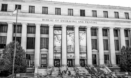 Bureau of Engraving and Printing in Washington DC - WASHINGTON DC / COLUMBIA - APRIL 7, 2017のeditorial素材