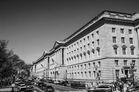 Bureau of Engraving and Printing in Washington DC - WASHINGTON / DISTRICT OF COLUMBIA - APRIL 8, 2017のeditorial素材