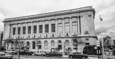The Free Library in Philadelphia - PHILADELPHIA / PENNSYLVANIA - APRIL 6, 2017のeditorial素材