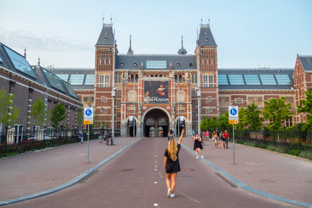 National Museum in Amsterdam - AMSTERDAM - THE NETHERLANDS - JULY 20, 2017のeditorial素材