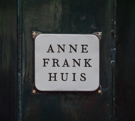 The famous Anne Frank House in Amsterdam - AMSTERDAM - THE NETHERLANDS - JULY 20, 2017のeditorial素材