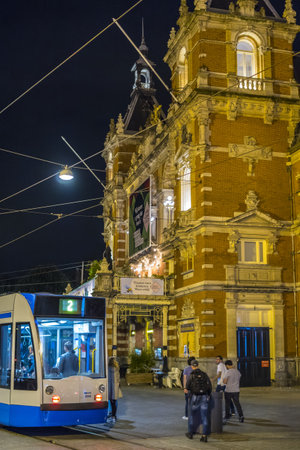 The City Theater at Leidse Square in Amsterdamのeditorial素材