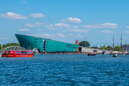 Nemo Science Museum in Amsterdamのeditorial素材